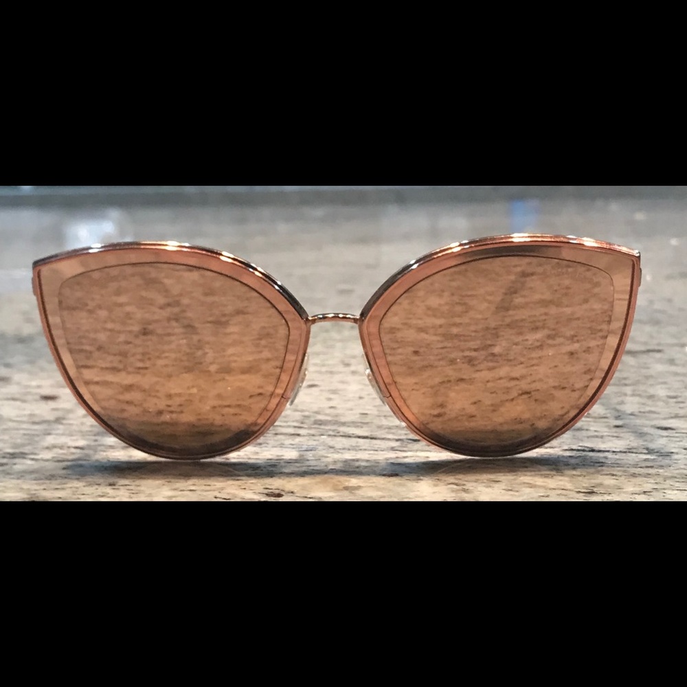 Authentic Chanel Cat Eye Rose Gold Sunglasses